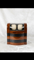 Nordwell Single Watch Winder, front view on neutral background