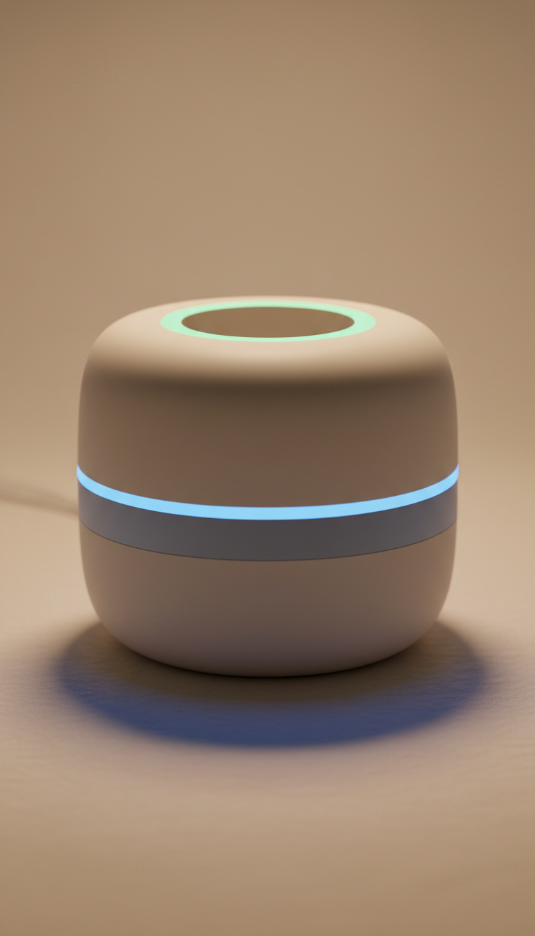 Nordwell Glow Smart Lighting Hub, front view on neutral background